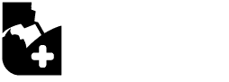 Hvit logo av Bømlo Dyreklinikk